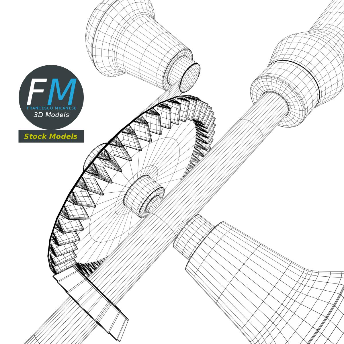 3D-Modell - Handbohrmaschine - 08