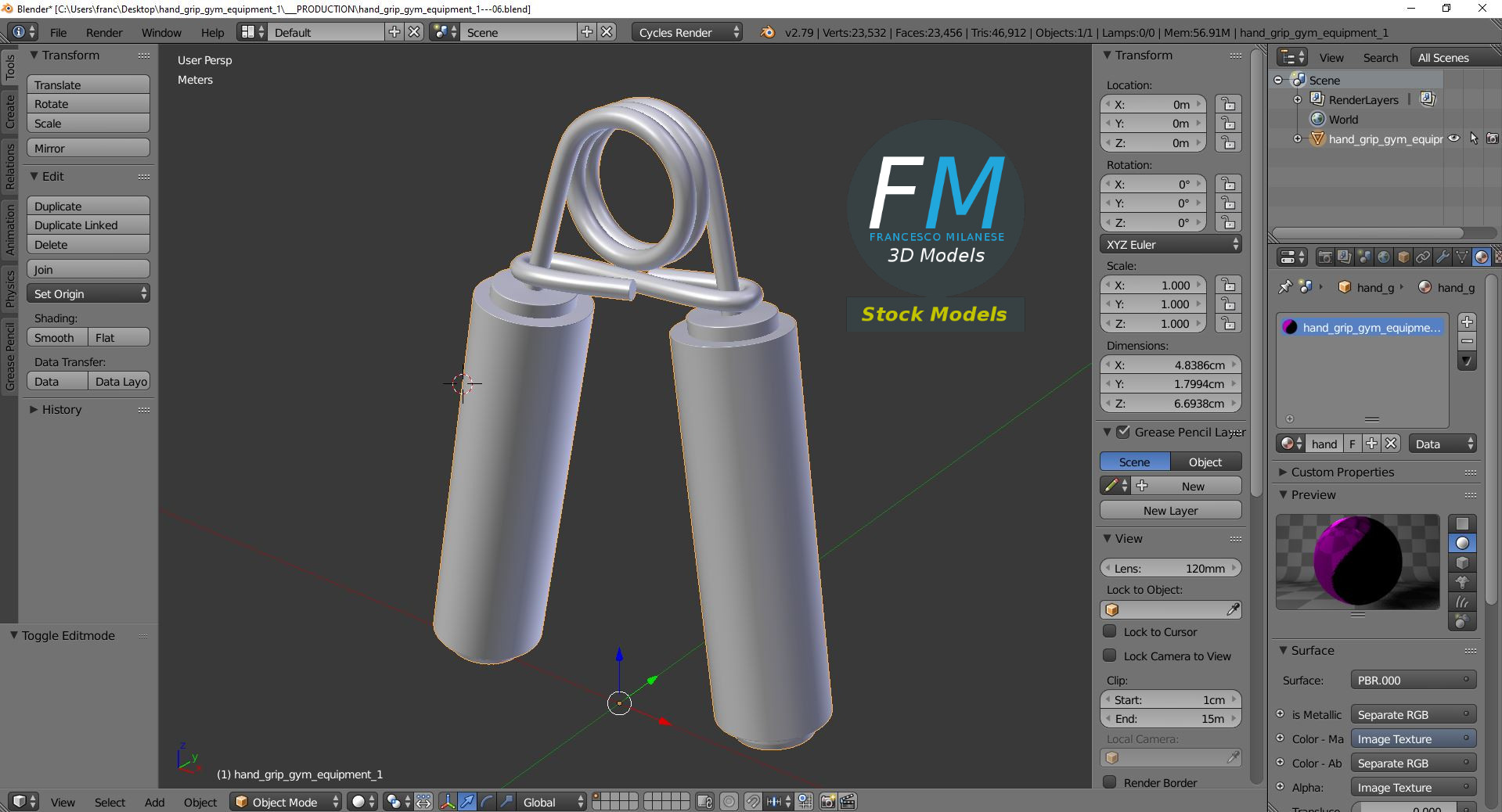 3D-Modell - Handtrainer - 09