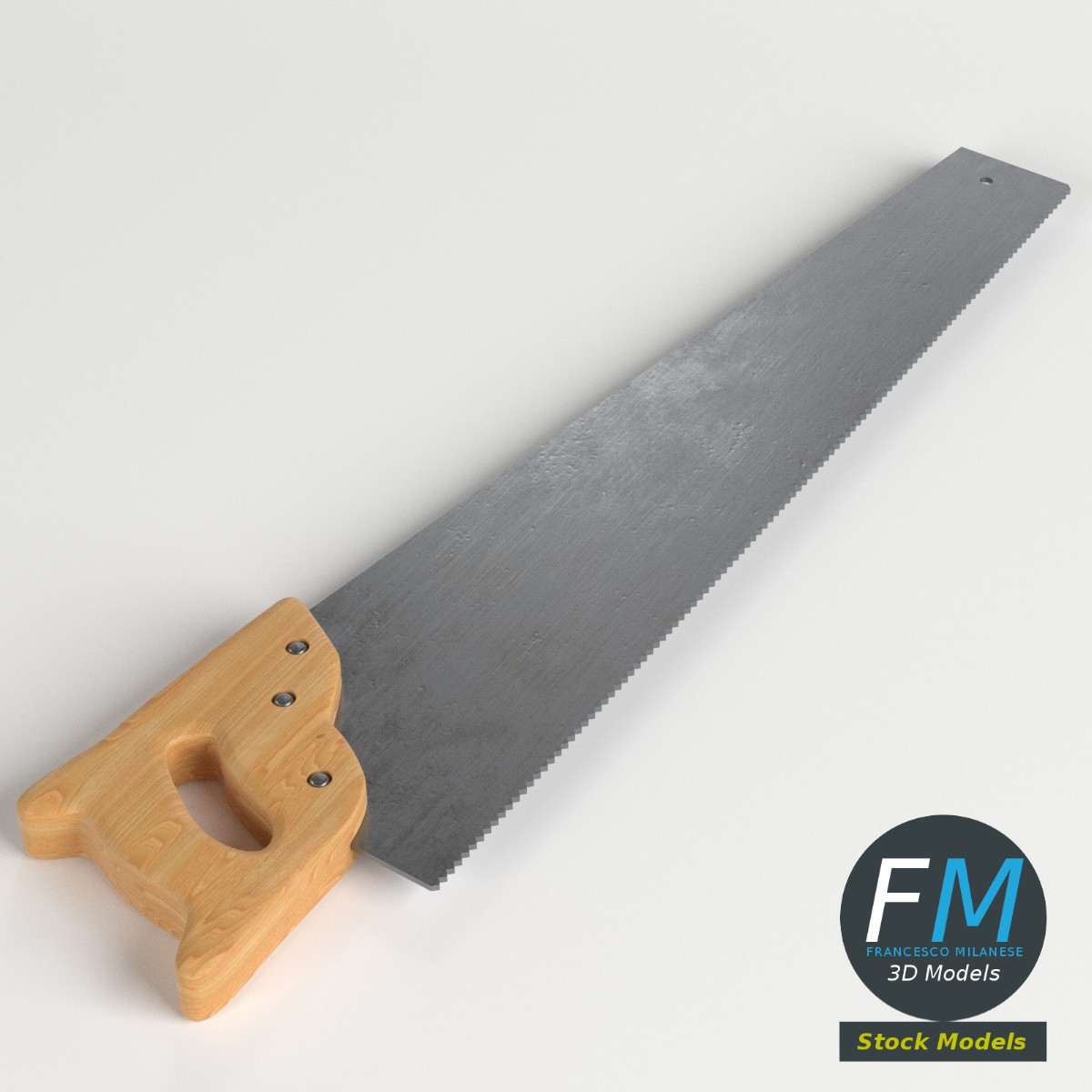 3D-Modell - Handsäge - 01