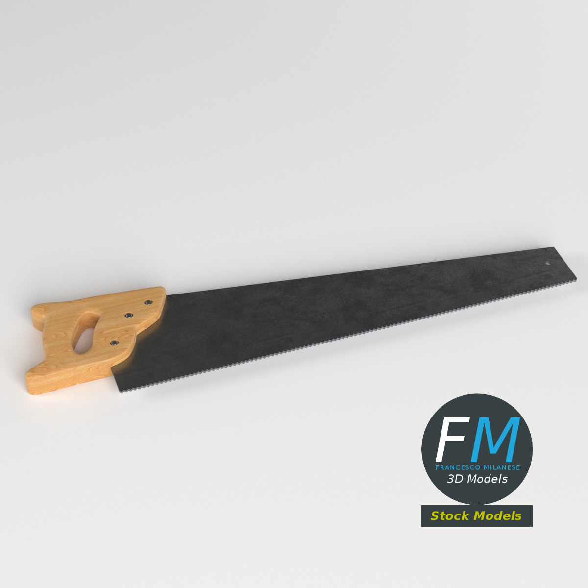 3D-Modell - Handsäge - 02