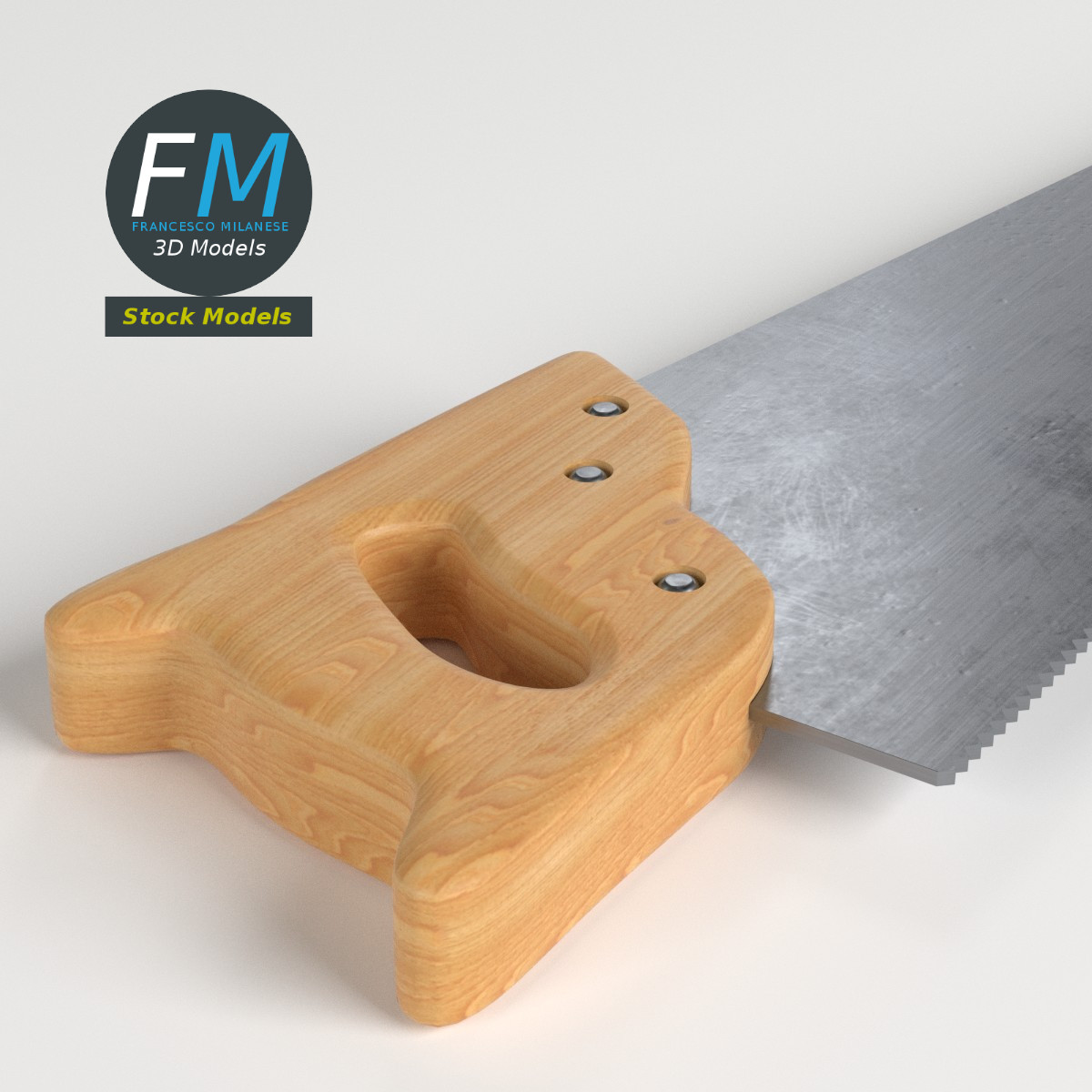 3D-Modell - Handsäge - 03