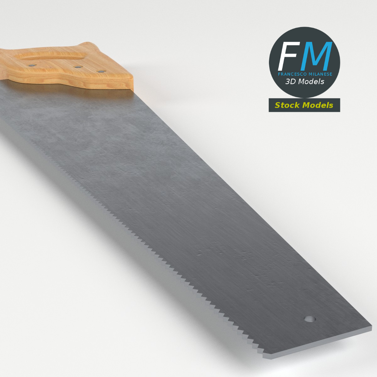 3D-Modell - Handsäge - 04
