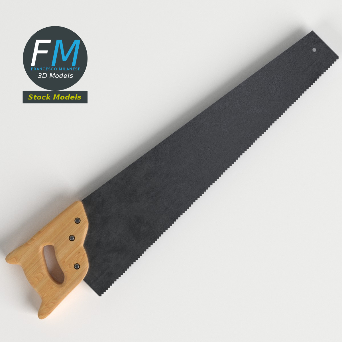 3D-Modell - Handsäge - 06