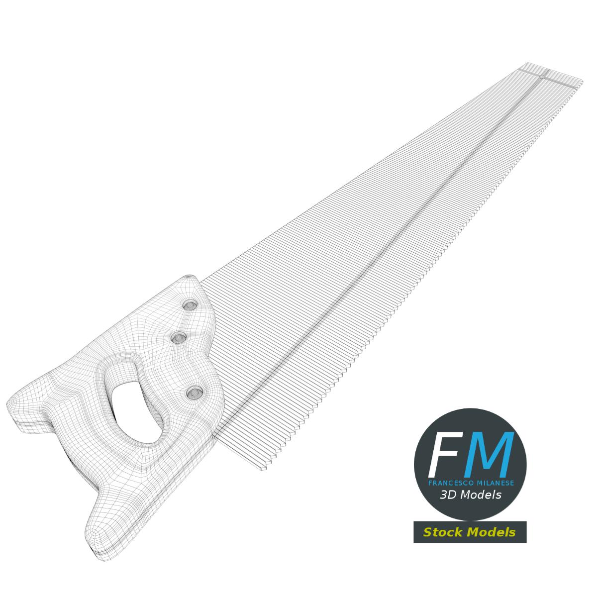 3D-Modell - Handsäge - 07