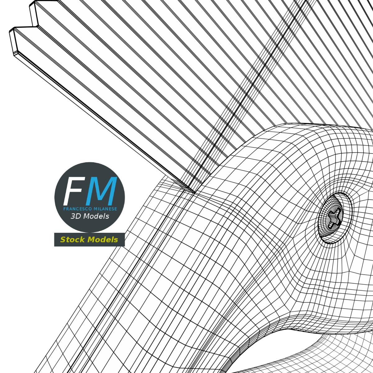 3D-Modell - Handsäge - 08