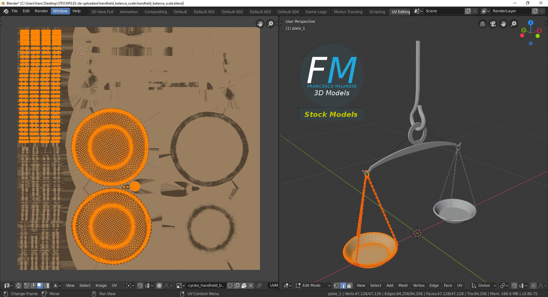 3D-Modell - Handwaage - 10
