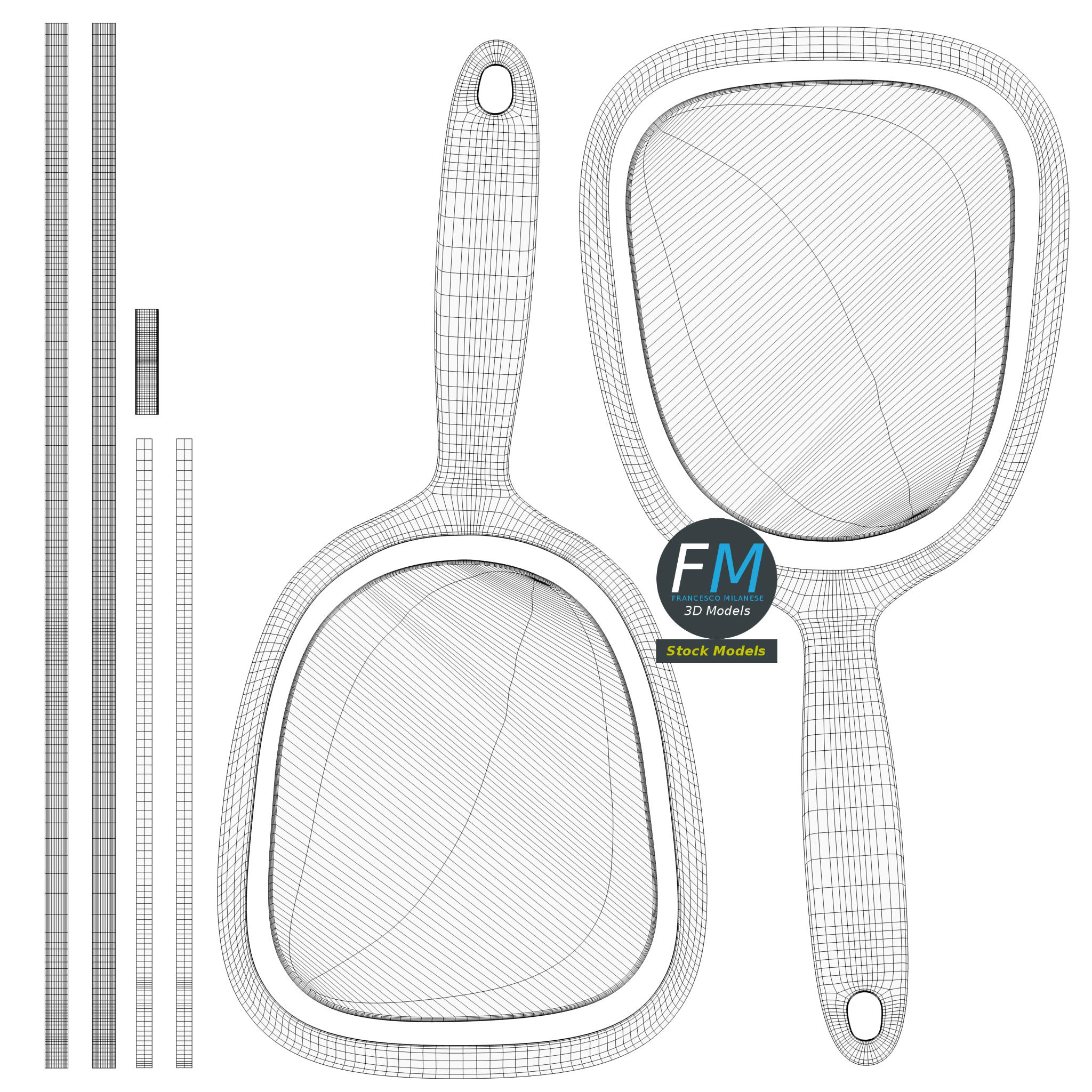 3D-Modell - Handspiegel - 11