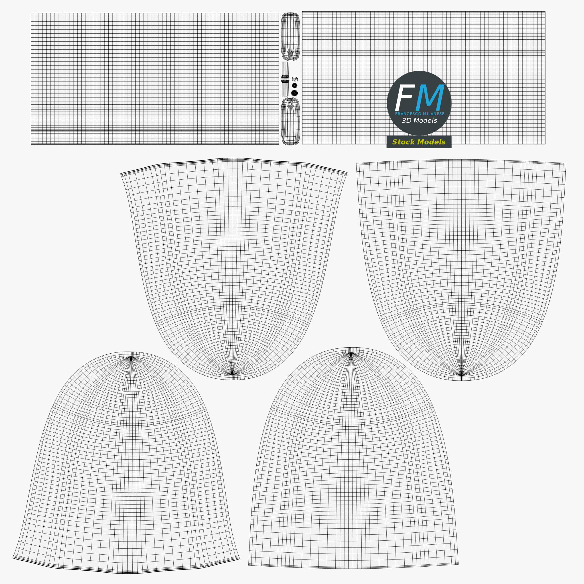3D-Modell - Hängende Bulkhead-Leuchte - 12 3D-Modell - Hängende Bulkhead-Leuchte - 12