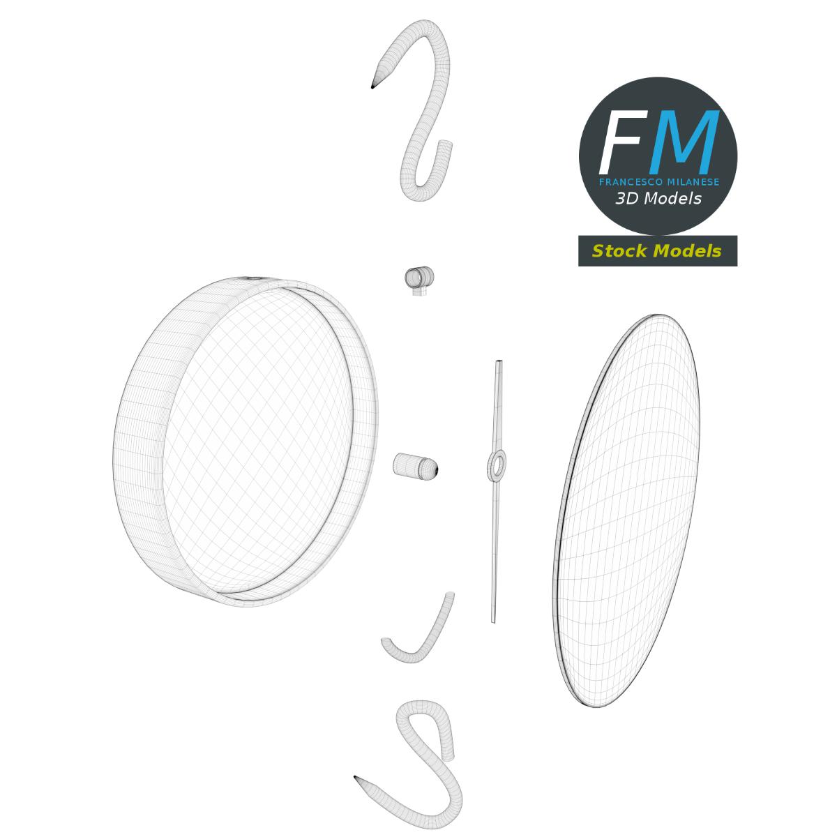 3D-Modell - Hängende Waage - 08