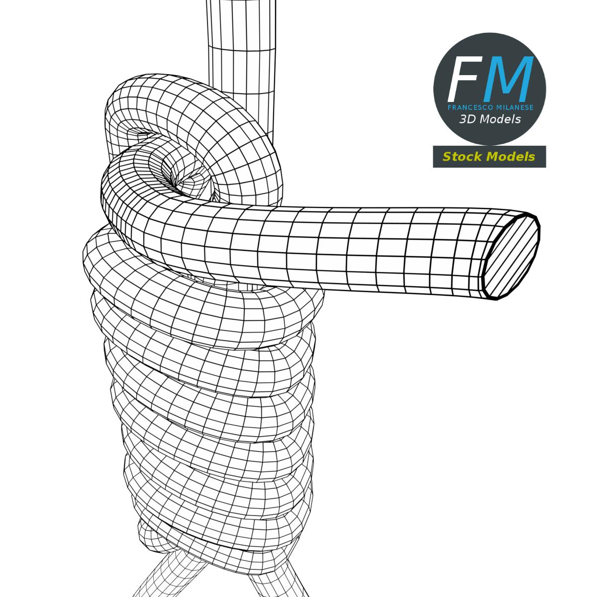 3D-Modell - Henkersknoten - 08