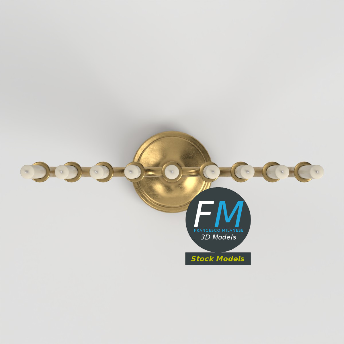 3D-Modell - Chanukka-Menora - 06