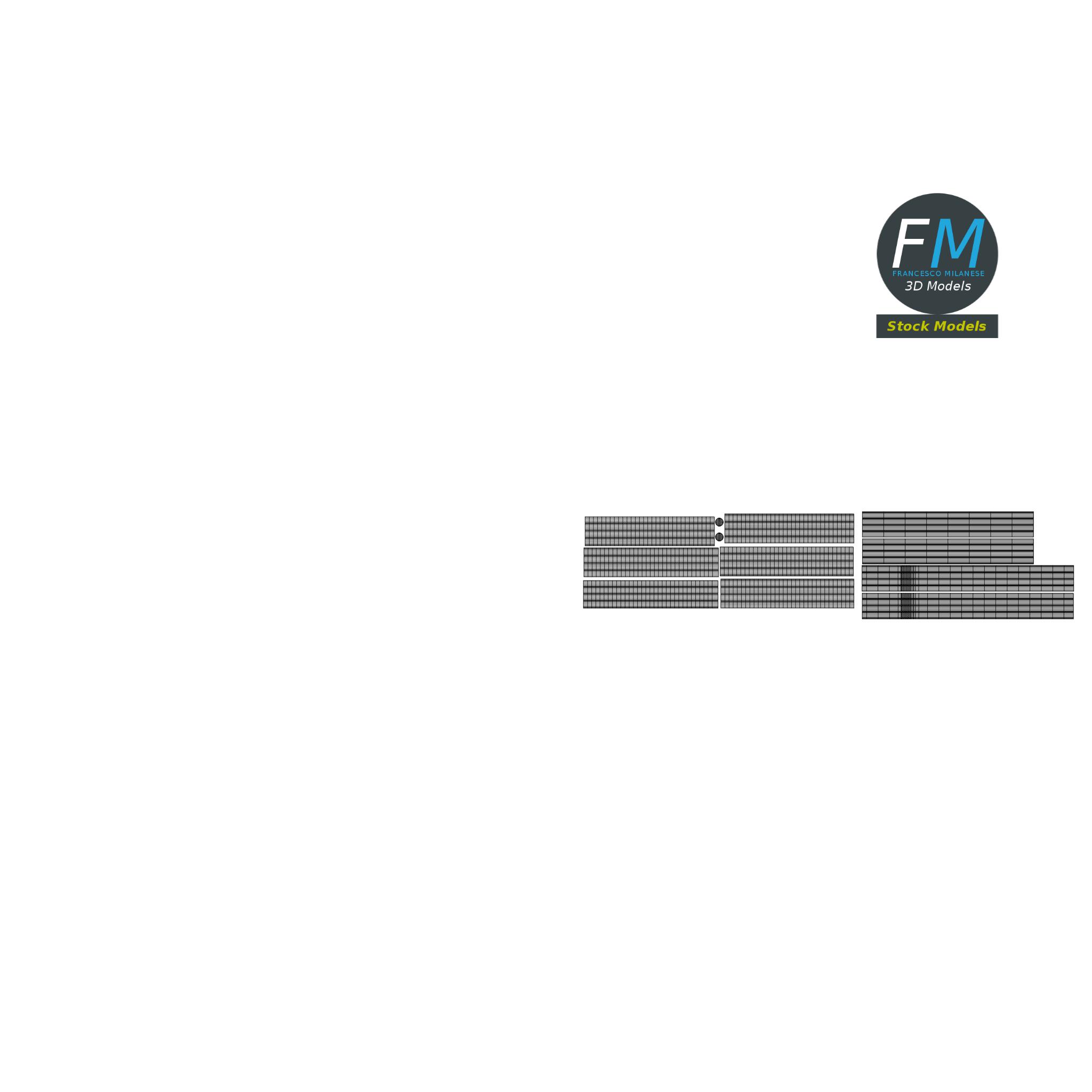 3D-Modell - Set Mechanischer Federn - 12