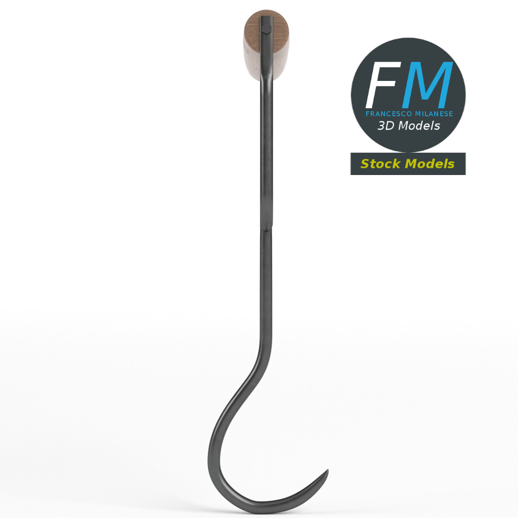 3D-Modell - Heuhaken - 04