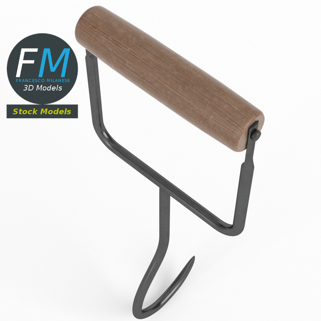 3D-Modell - Heuhaken - 06