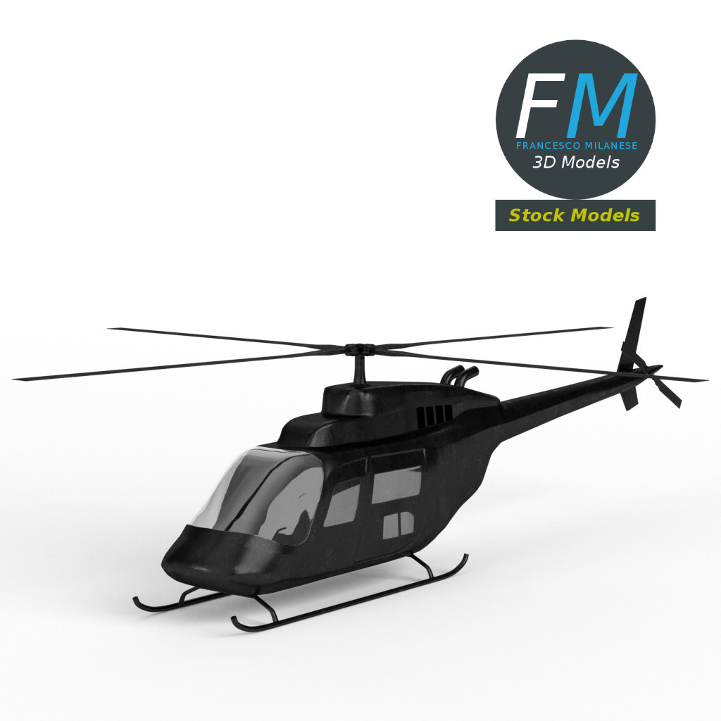 3D-Modell - Hubschrauber - 01