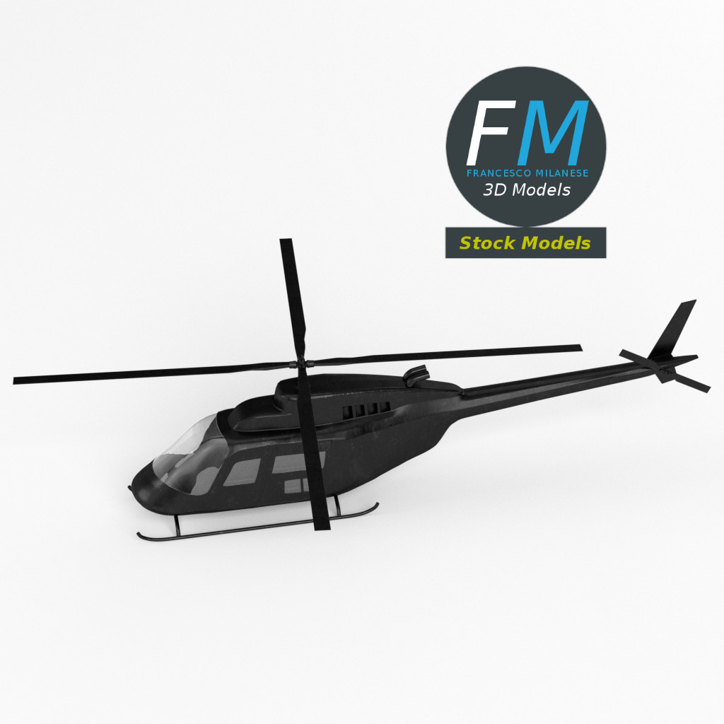 3D-Modell - Hubschrauber - 02