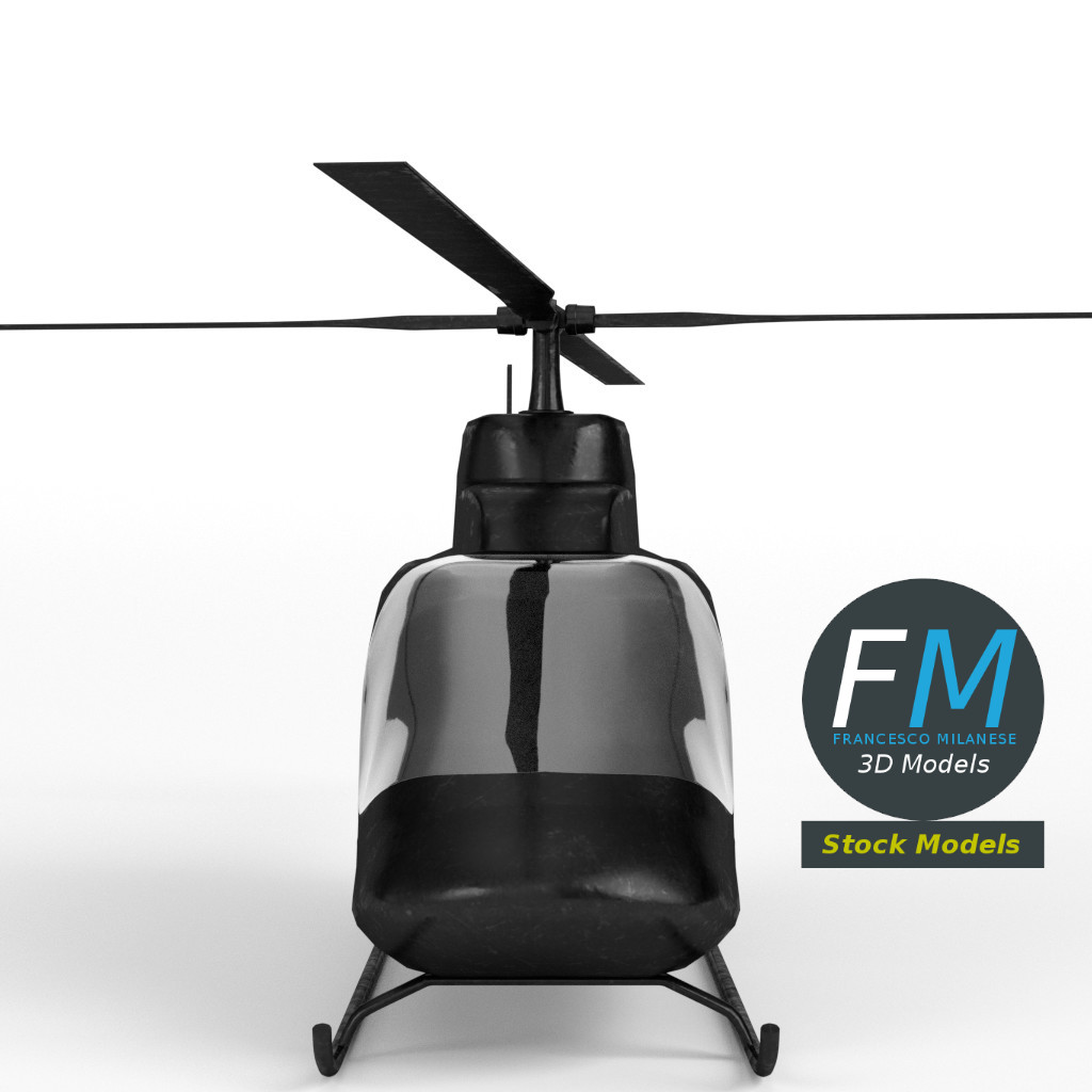 3D-Modell - Hubschrauber - 03