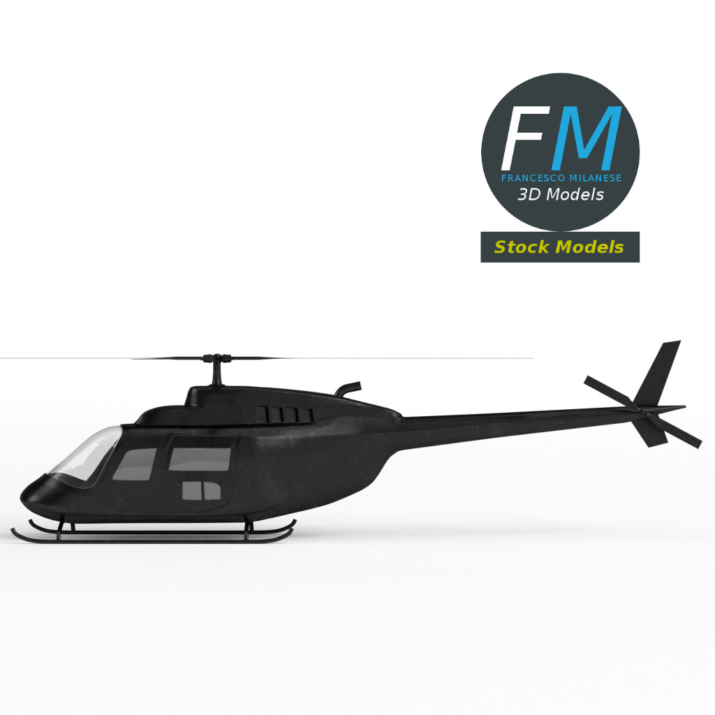 3D-Modell - Hubschrauber - 04