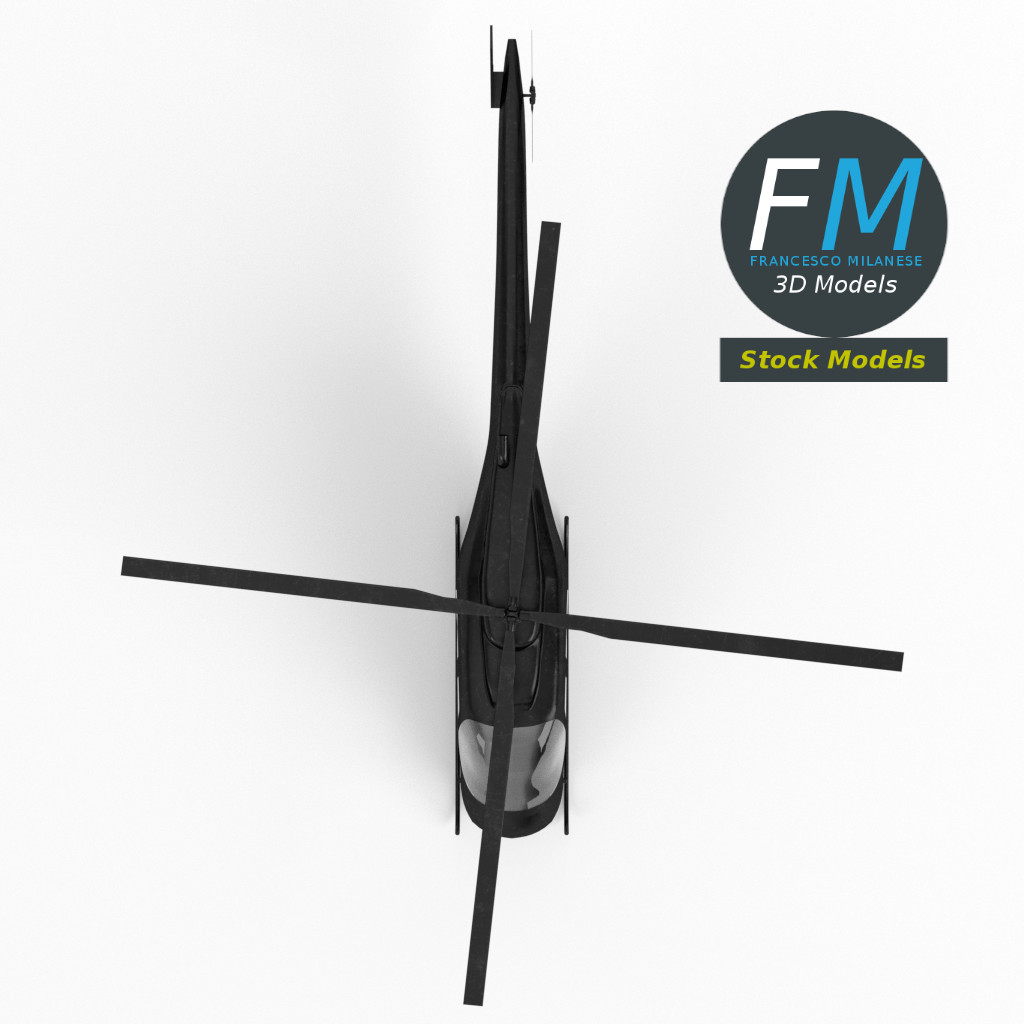 3D-Modell - Hubschrauber - 06