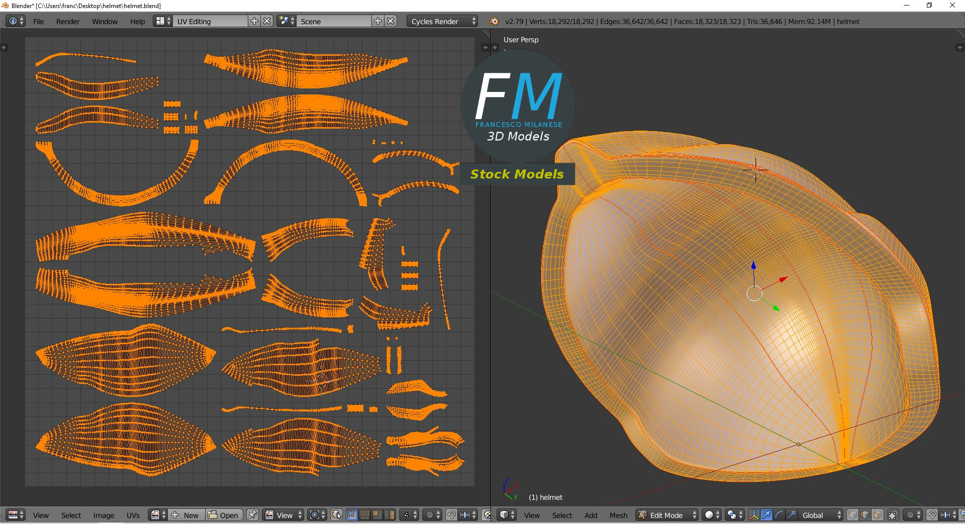 3D-Modell - Schutzhelm - 10