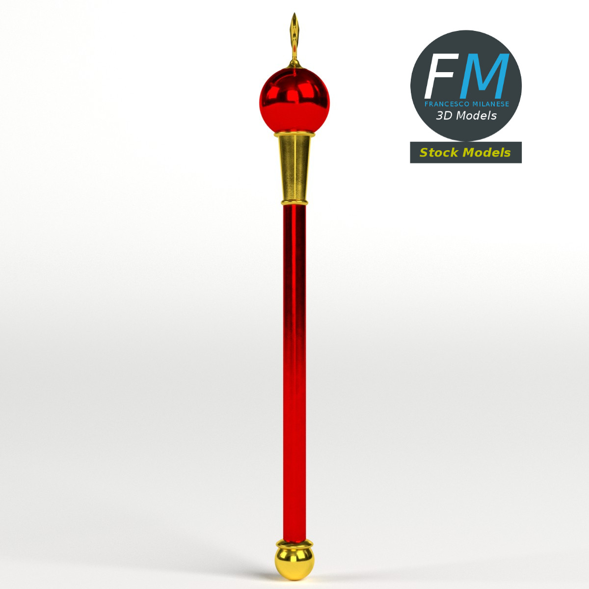 3D-Modell - Heraldik-Zepter - 04