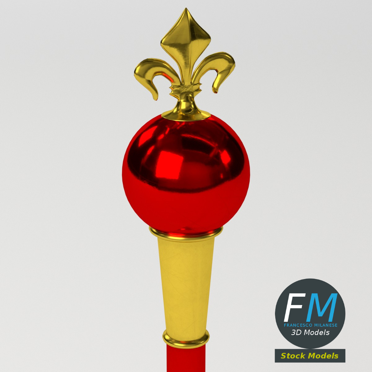 3D-Modell - Heraldik-Zepter - 05