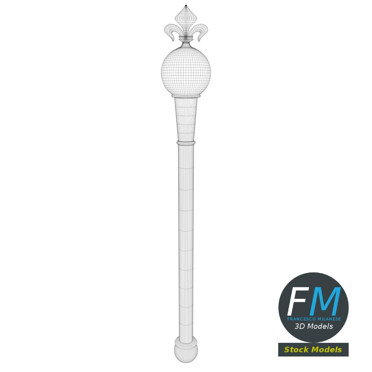 3D-Modell - Heraldik-Zepter - 07