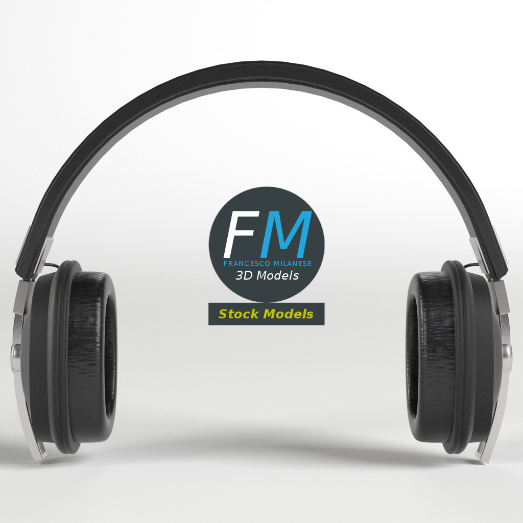 3D-Modell - Hi-Fi Over-Ear-Kopfhörer - 03