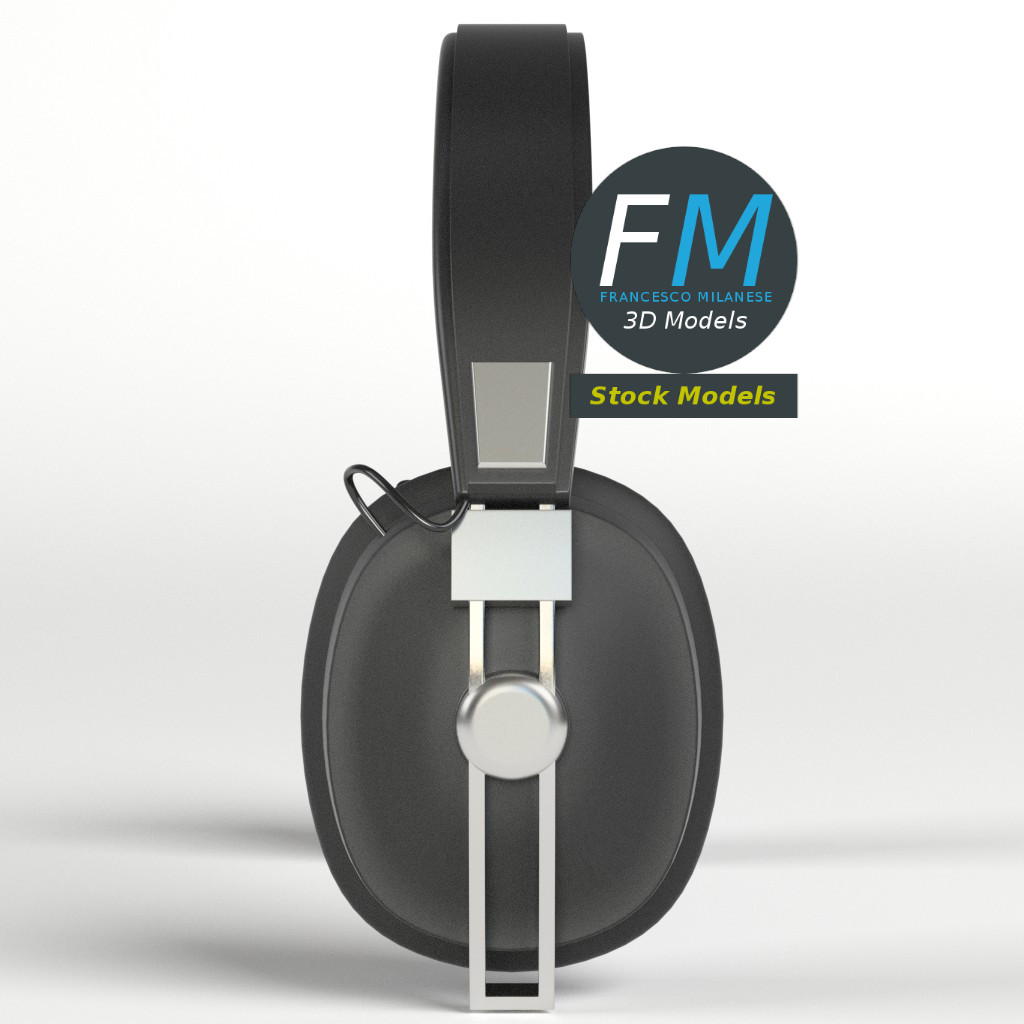 3D-Modell - Hi-Fi Over-Ear-Kopfhörer - 04
