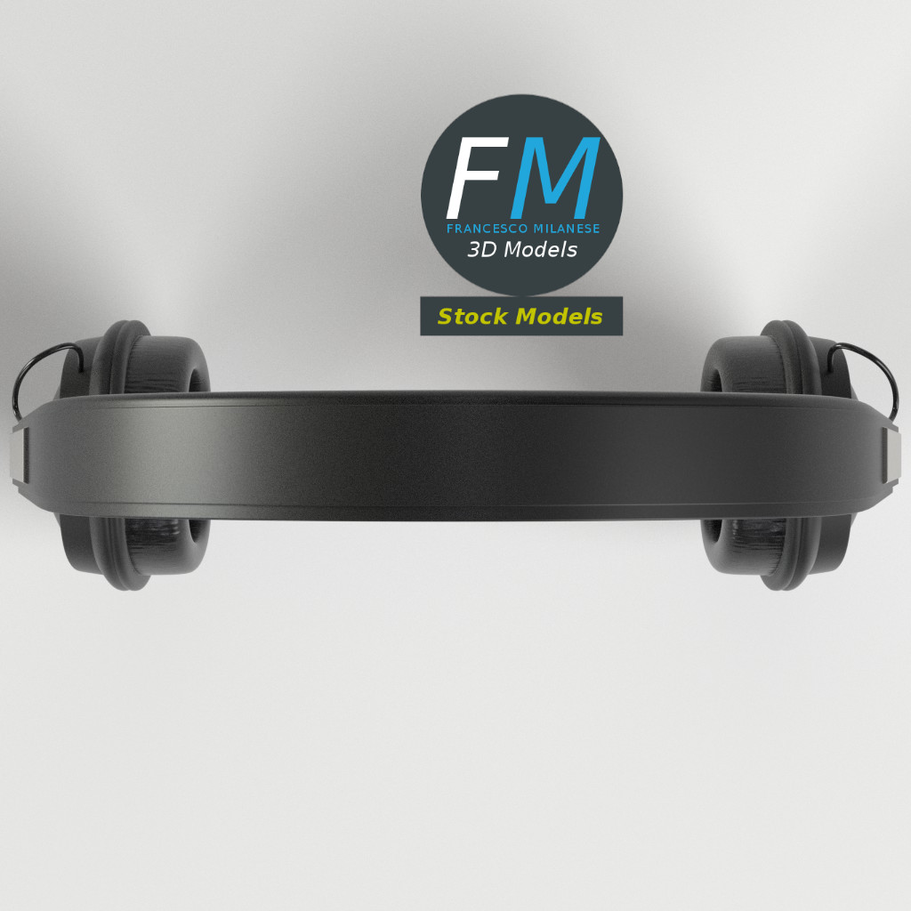 3D-Modell - Hi-Fi Over-Ear-Kopfhörer - 06
