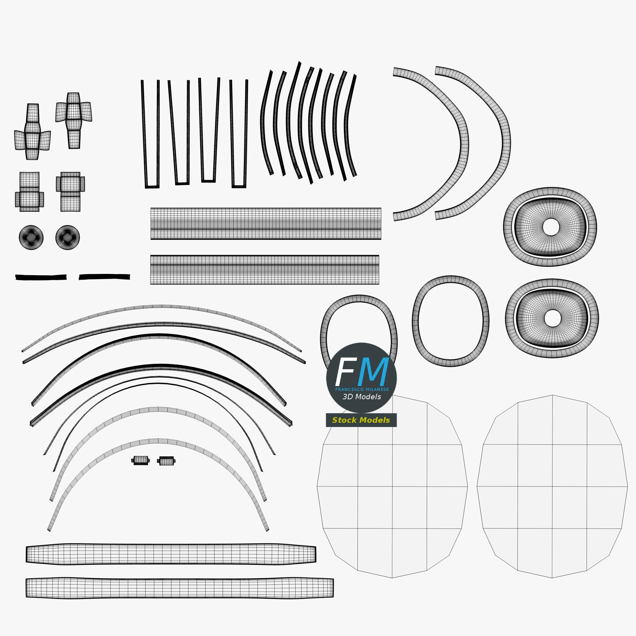 3D-Modell - Hi-Fi Over-Ear-Kopfhörer - 11 3D-Modell - Hi-Fi Over-Ear-Kopfhörer - 11