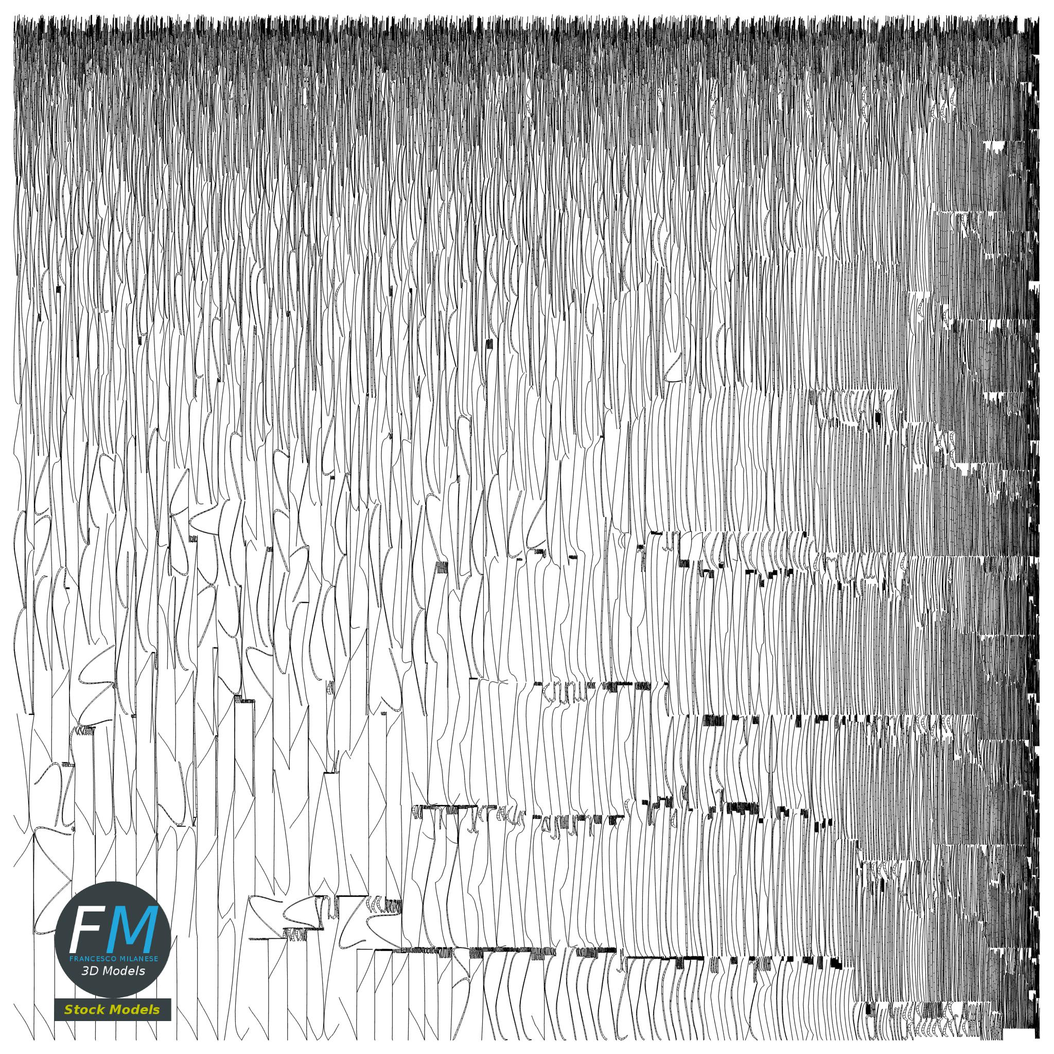 3D-Modell - Hohes Grasmodul - 11