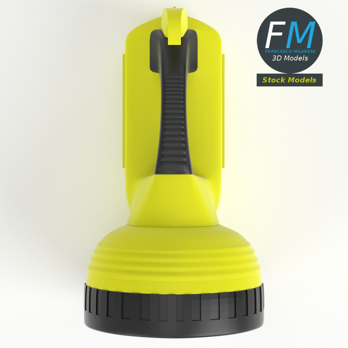 3D-Modell - Hochleistungs-Taschenlampe - 06