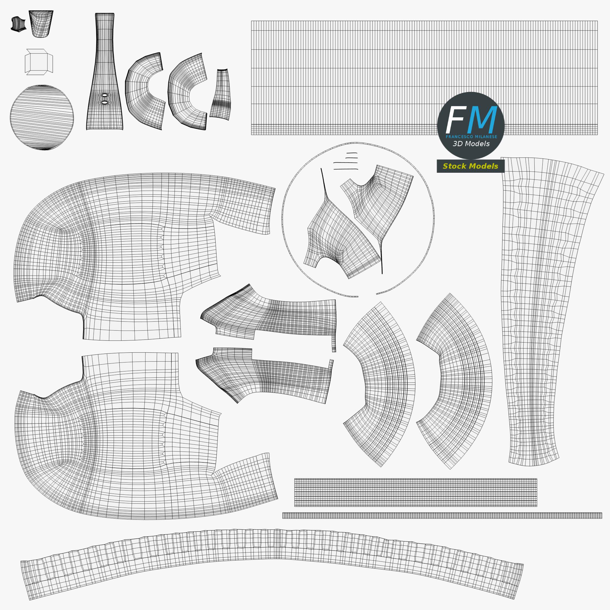 3D-Modell - Hochleistungs-Taschenlampe - 12 3D-Modell - Hochleistungs-Taschenlampe - 12