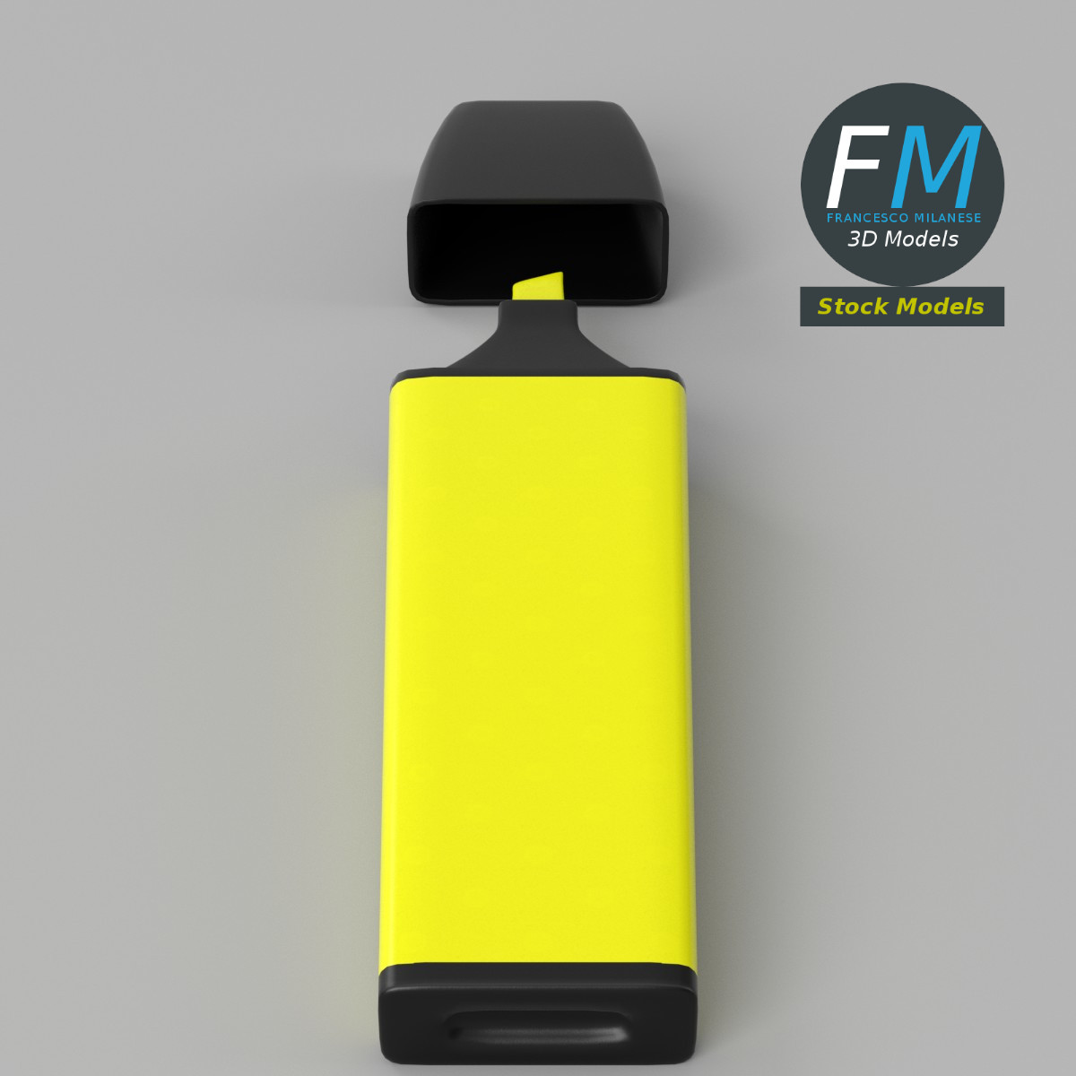 3D-Modell - Textmarker - 05