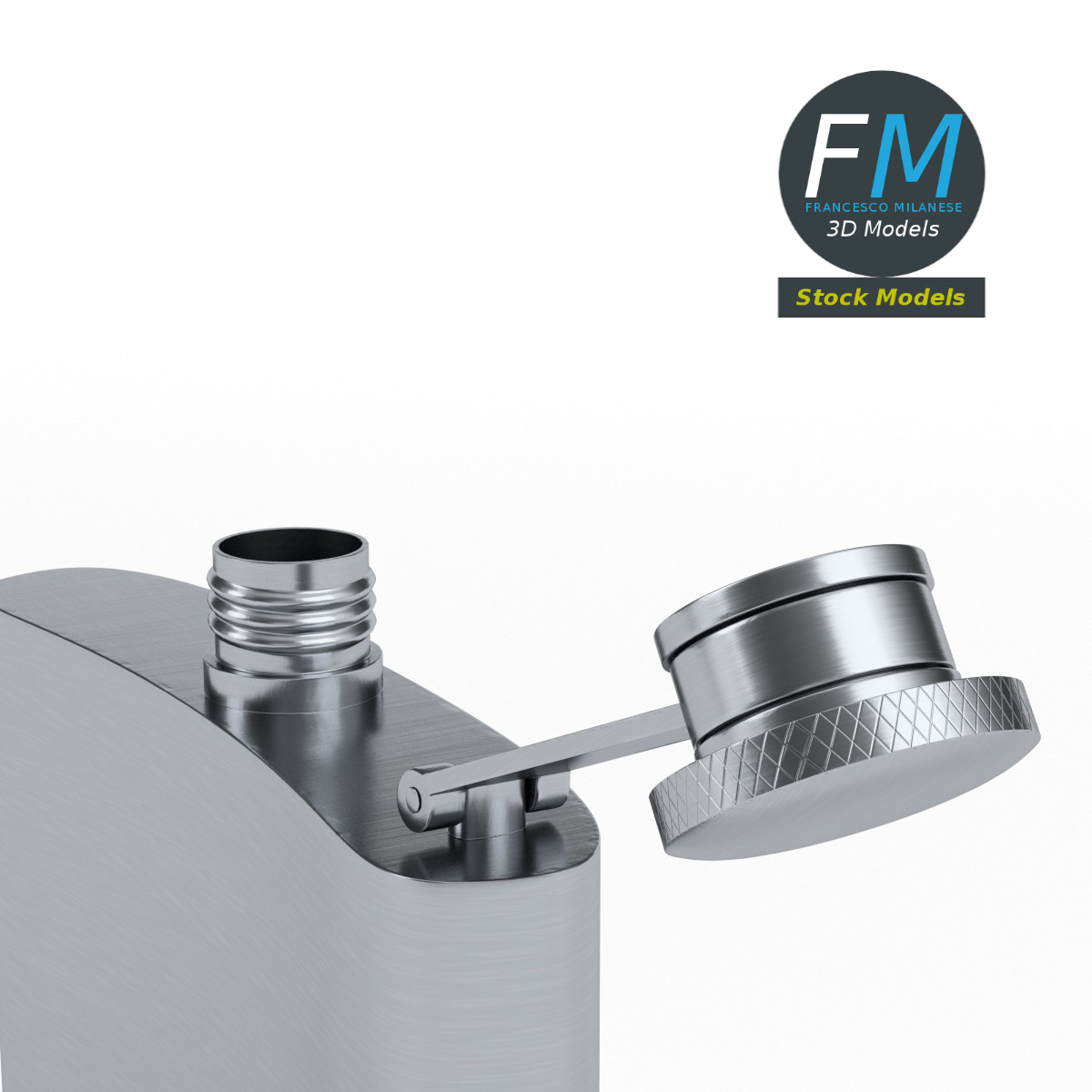 3D-Modell - Flachmann - 04