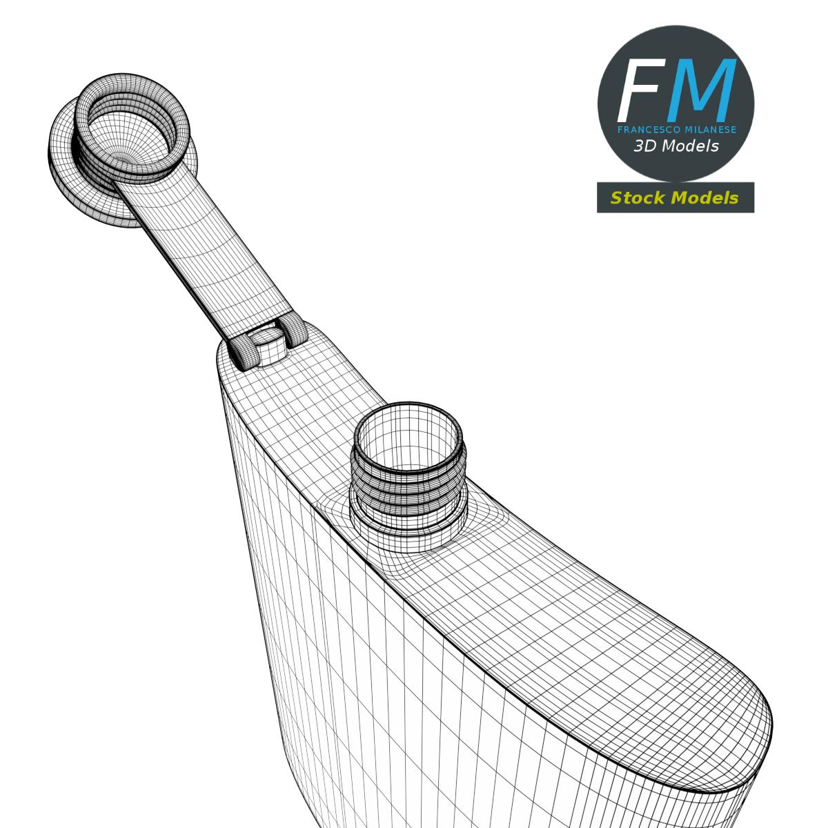 3D-Modell - Flachmann - 08