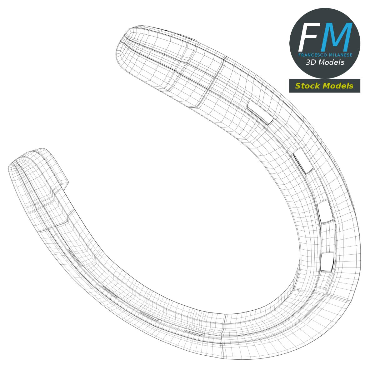 3D-Modell - Hufeisen - 08
