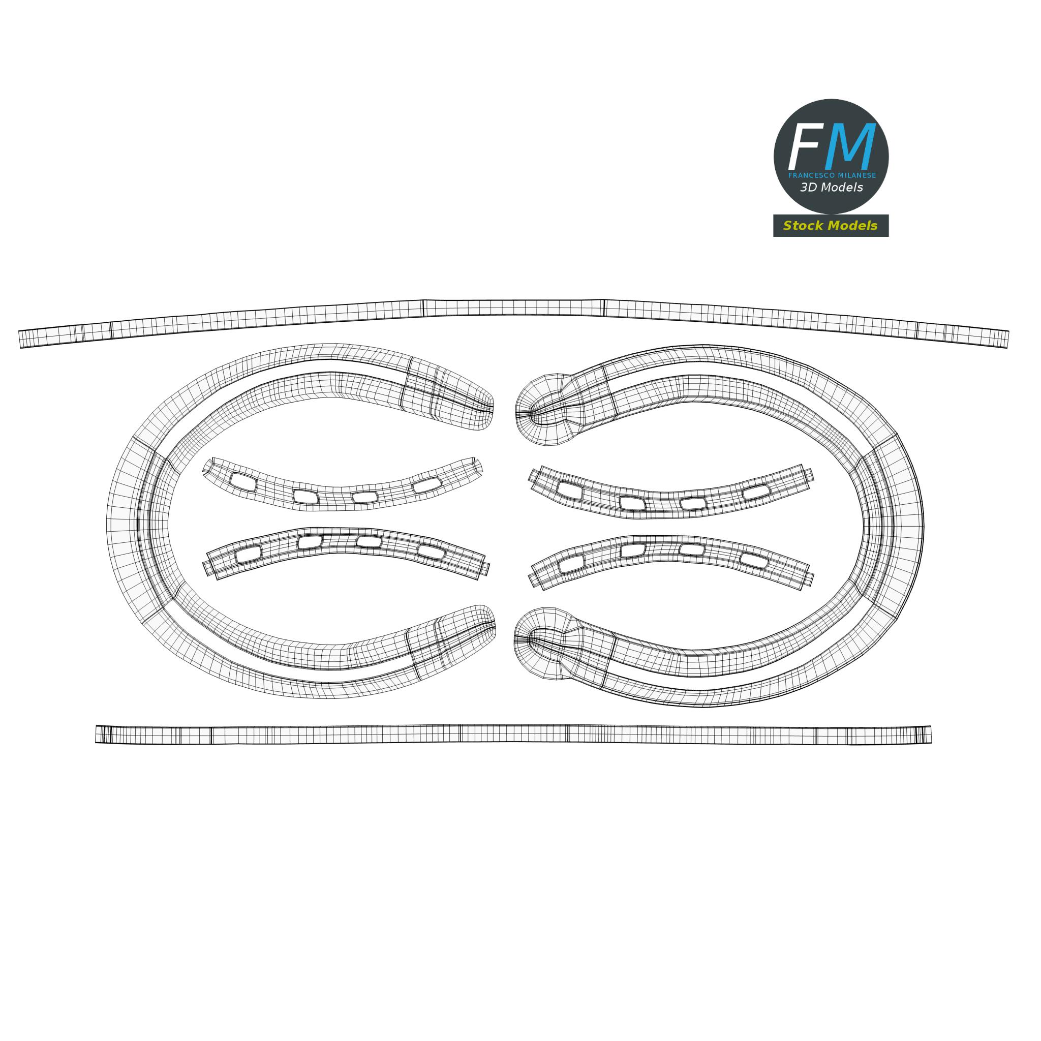 3D-Modell - Hufeisen - 11