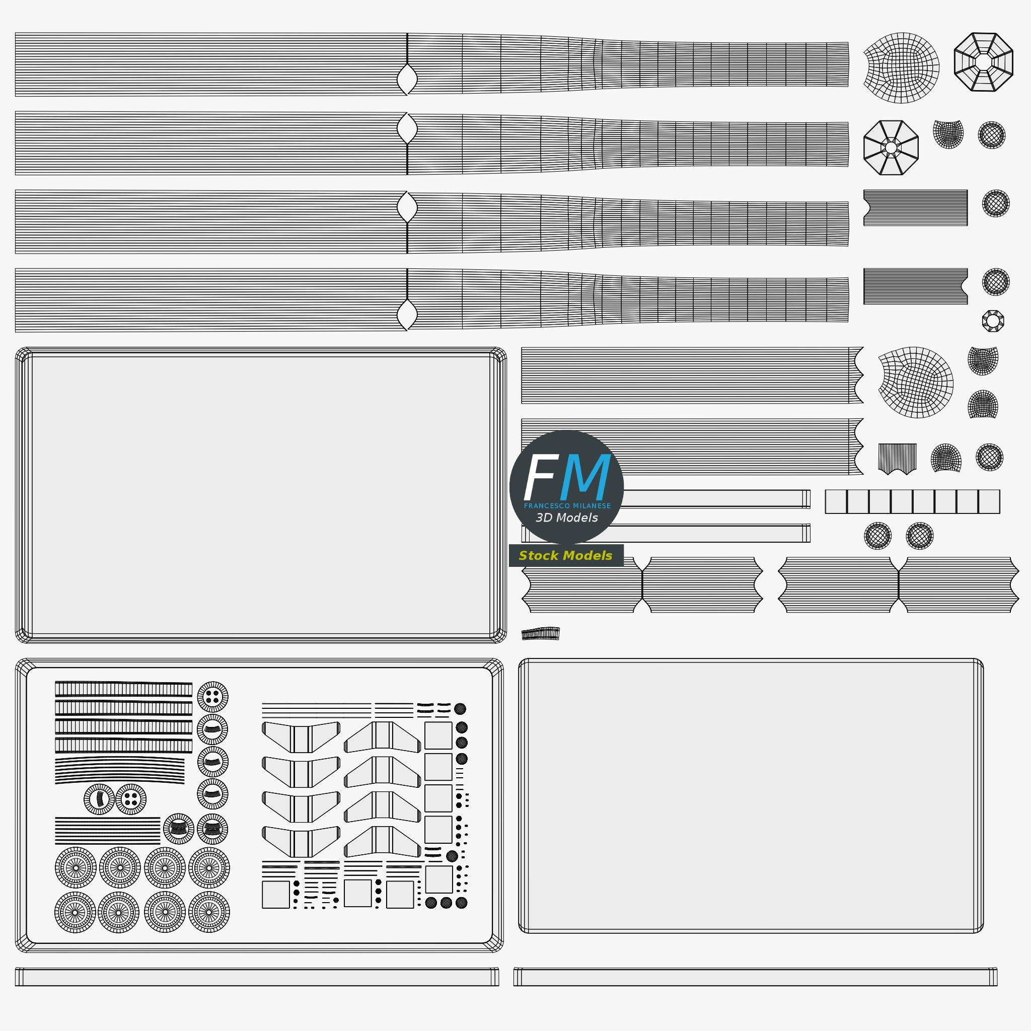 3D-Modell - Hotel-Gepäckwagen - 11 3D-Modell - Hotel-Gepäckwagen - 11
