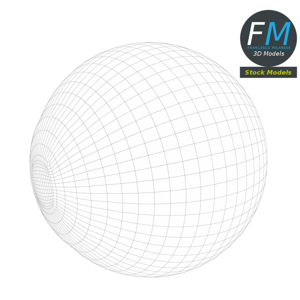3D-Modell - Menschlicher Augapfel - 07