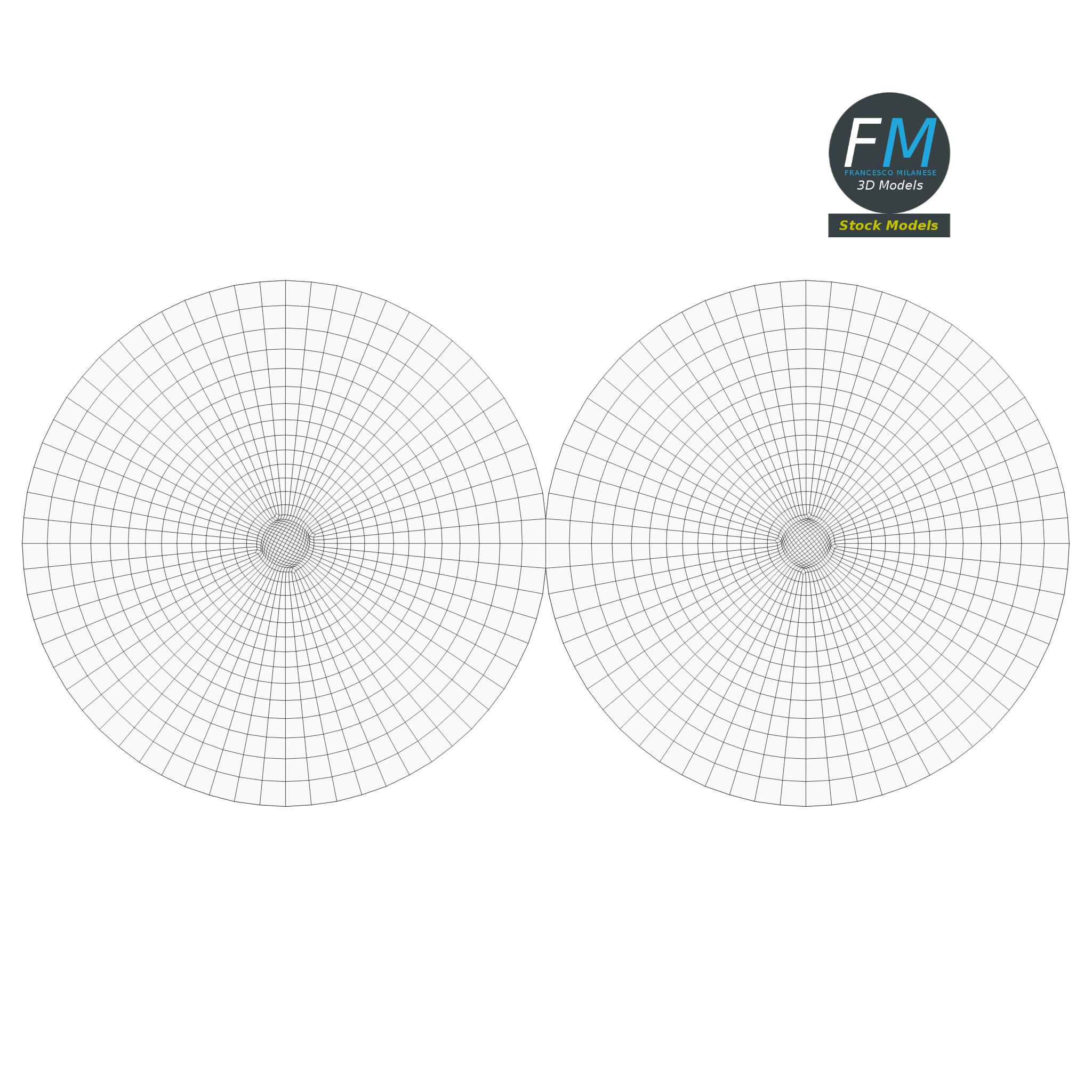 3D-Modell - Menschlicher Augapfel - 11