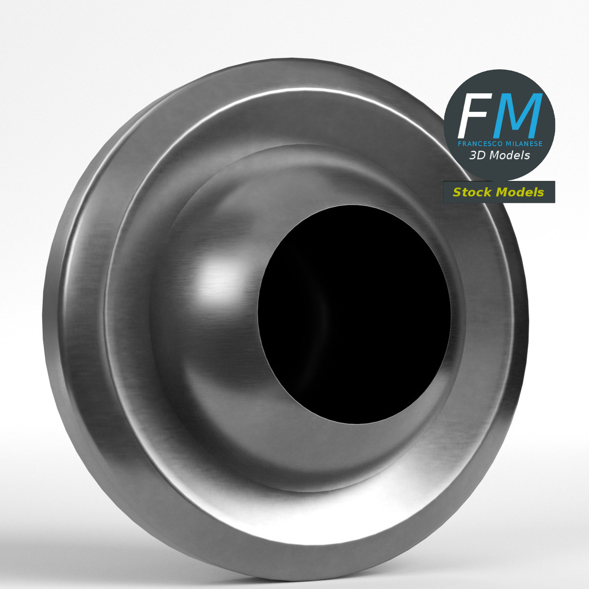 3D-Modell - HVAC-Düsendiffusor - 01