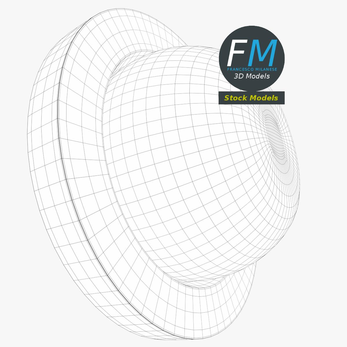3D-Modell - HVAC-Düsendiffusor - 08