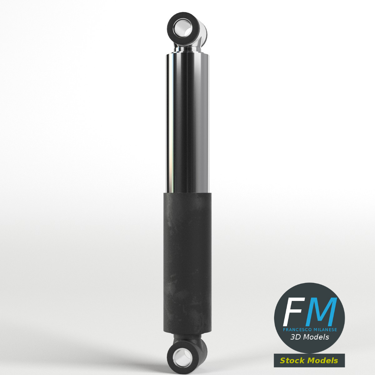3D-Modell - Hydraulischer Dämpfer - 01