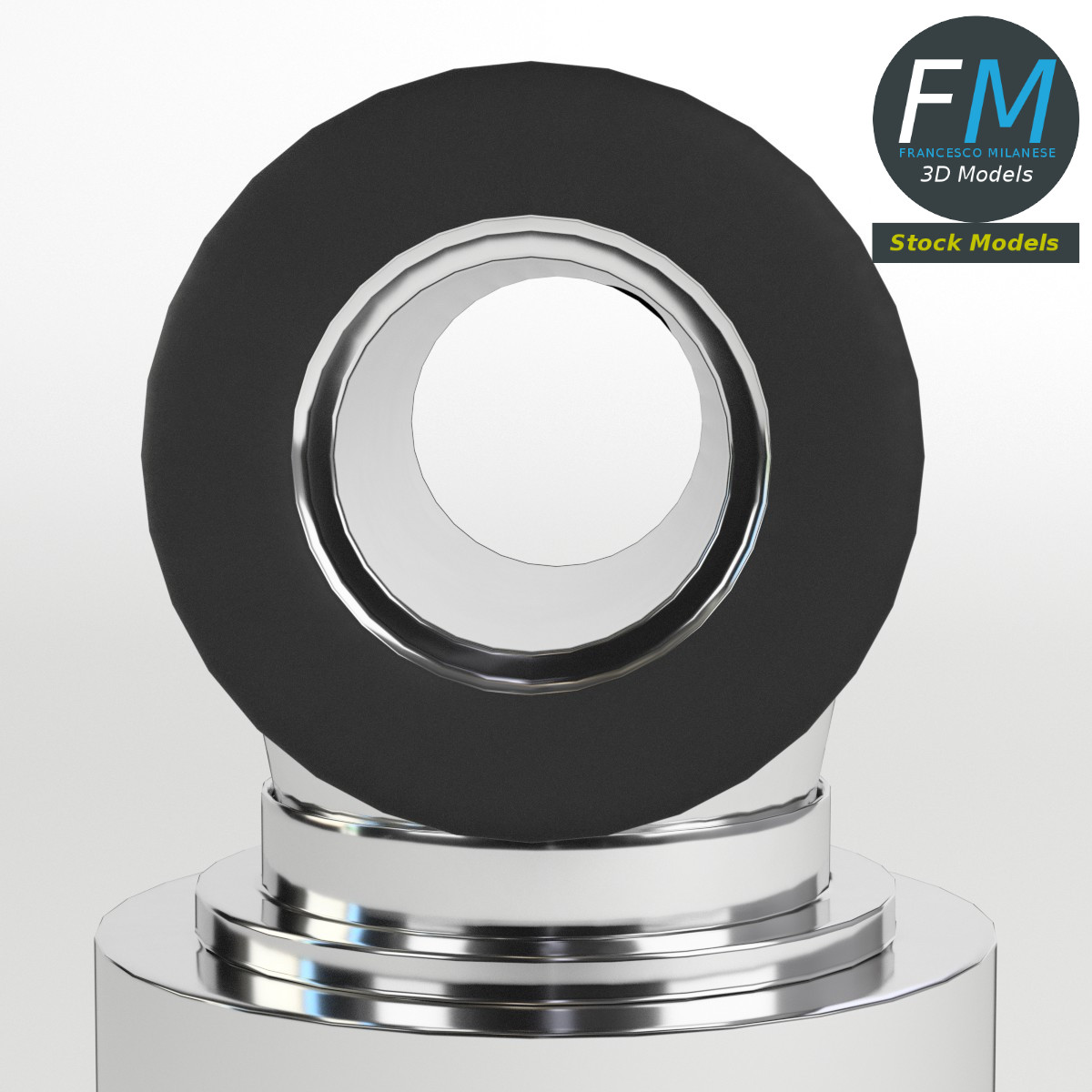 3D-Modell - Hydraulischer Dämpfer - 03