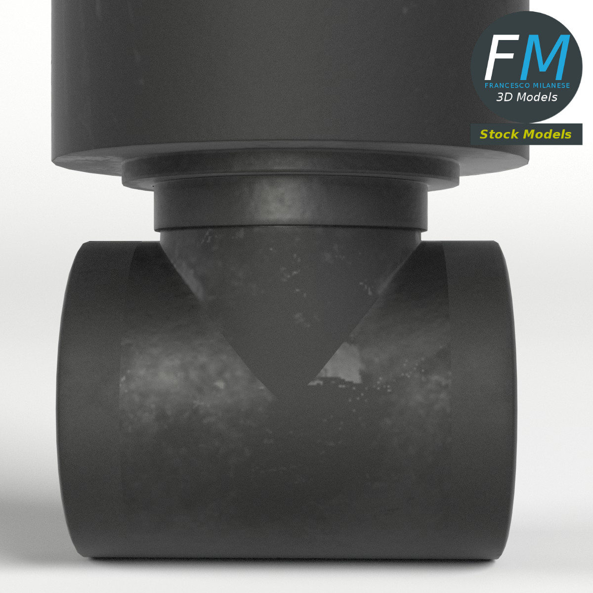 3D-Modell - Hydraulischer Dämpfer - 04
