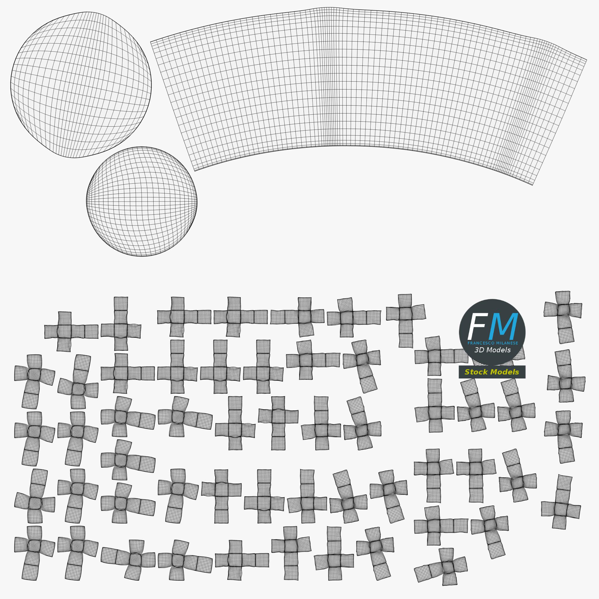 3D-Modell - Metall-Eiskübel mit Eiswürfeln - 12 3D-Modell - Metall-Eiskübel mit Eiswürfeln - 12