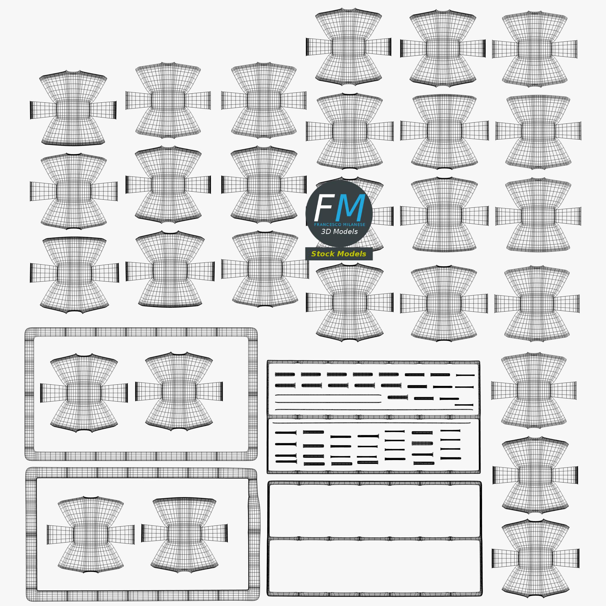 3D-Modell - Eiswürfelform - 12 3D-Modell - Eiswürfelform - 12