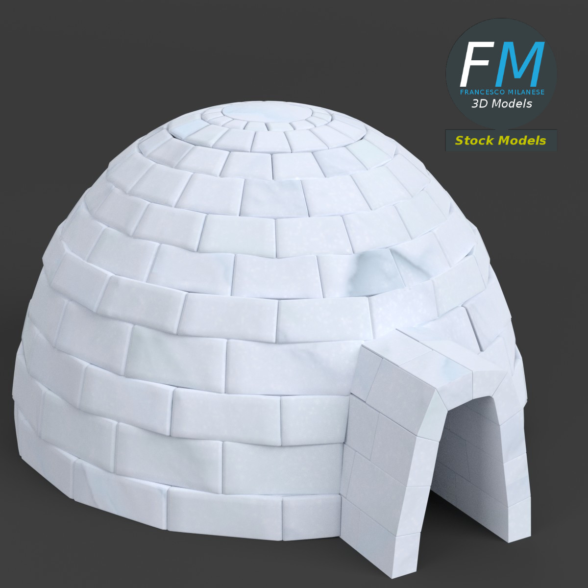 3D-Modell - Iglu - 01